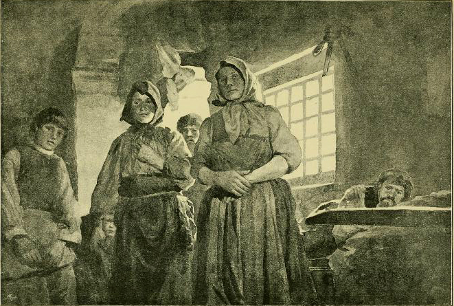 В избе, 1891-1892 