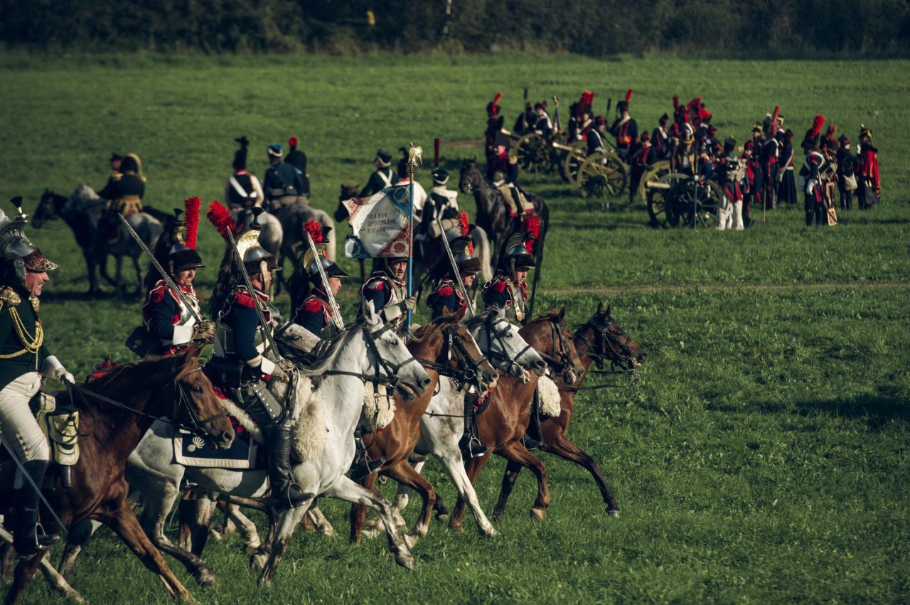 Репетиция реконструкции Бородинской битвы