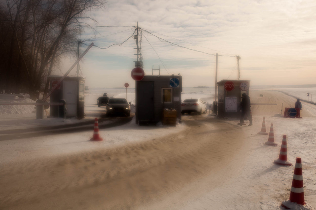 Будки переправщиков в Аракчине